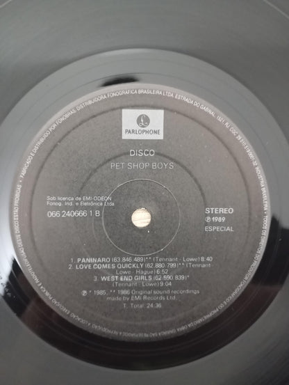 Disco Vinil Disco Pet Shop Boys Com Encarte A