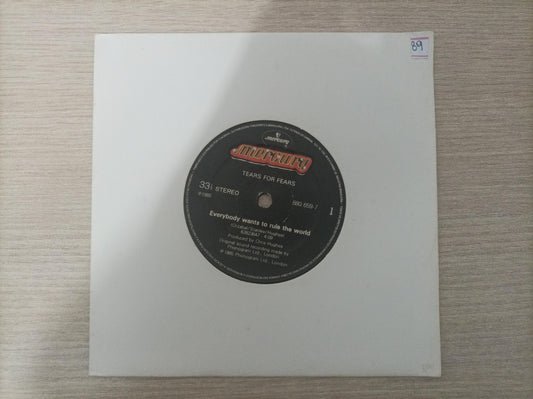 Compacto Vinil Tears For Fears Everybody Wants To Rule World