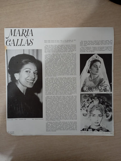 Lp Vinil O Álbum de Maria Callas Duplo Com Encartes