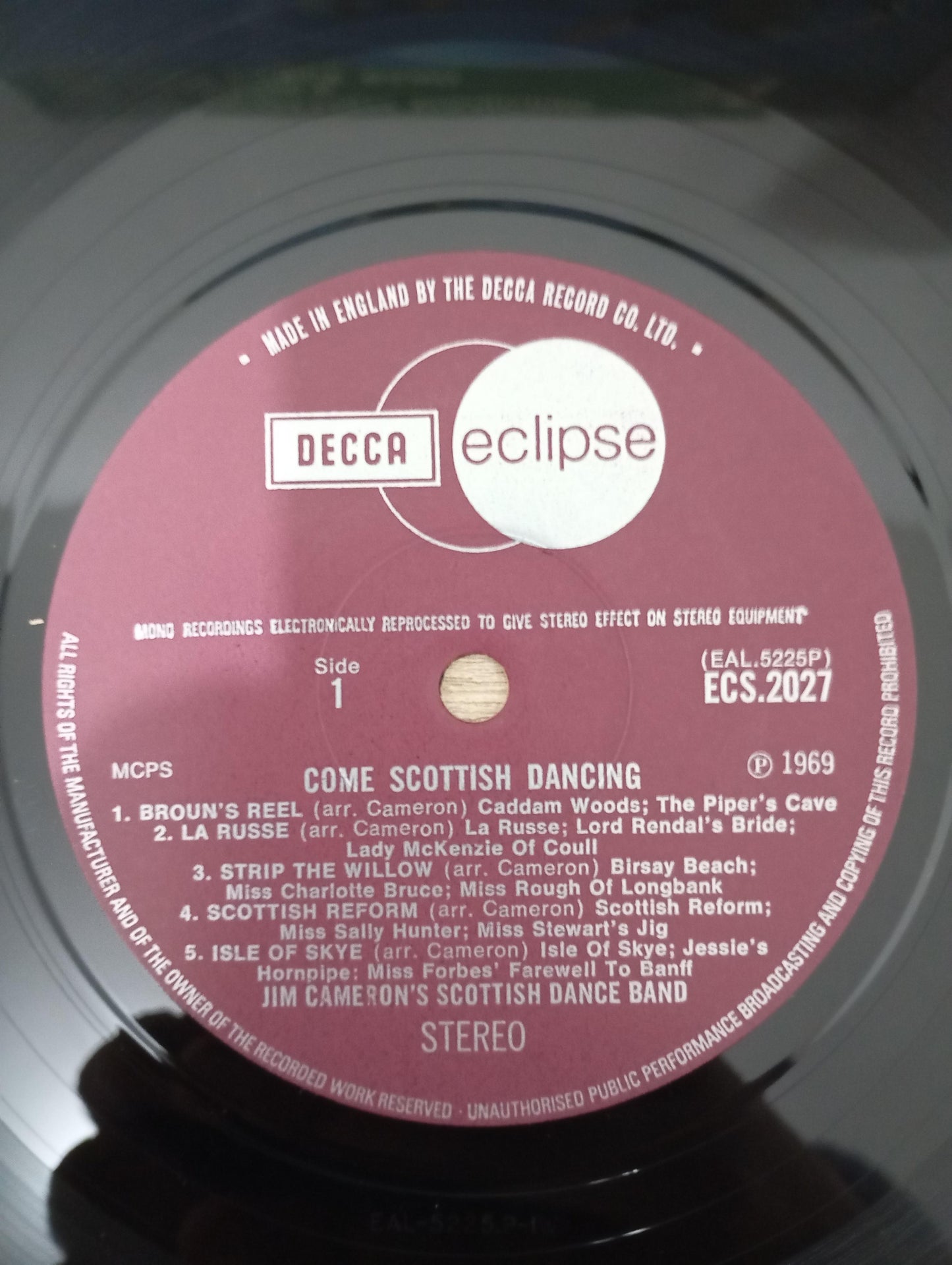 Lp Vinil Jim Cameron's Come Scottish Dancing, Leia