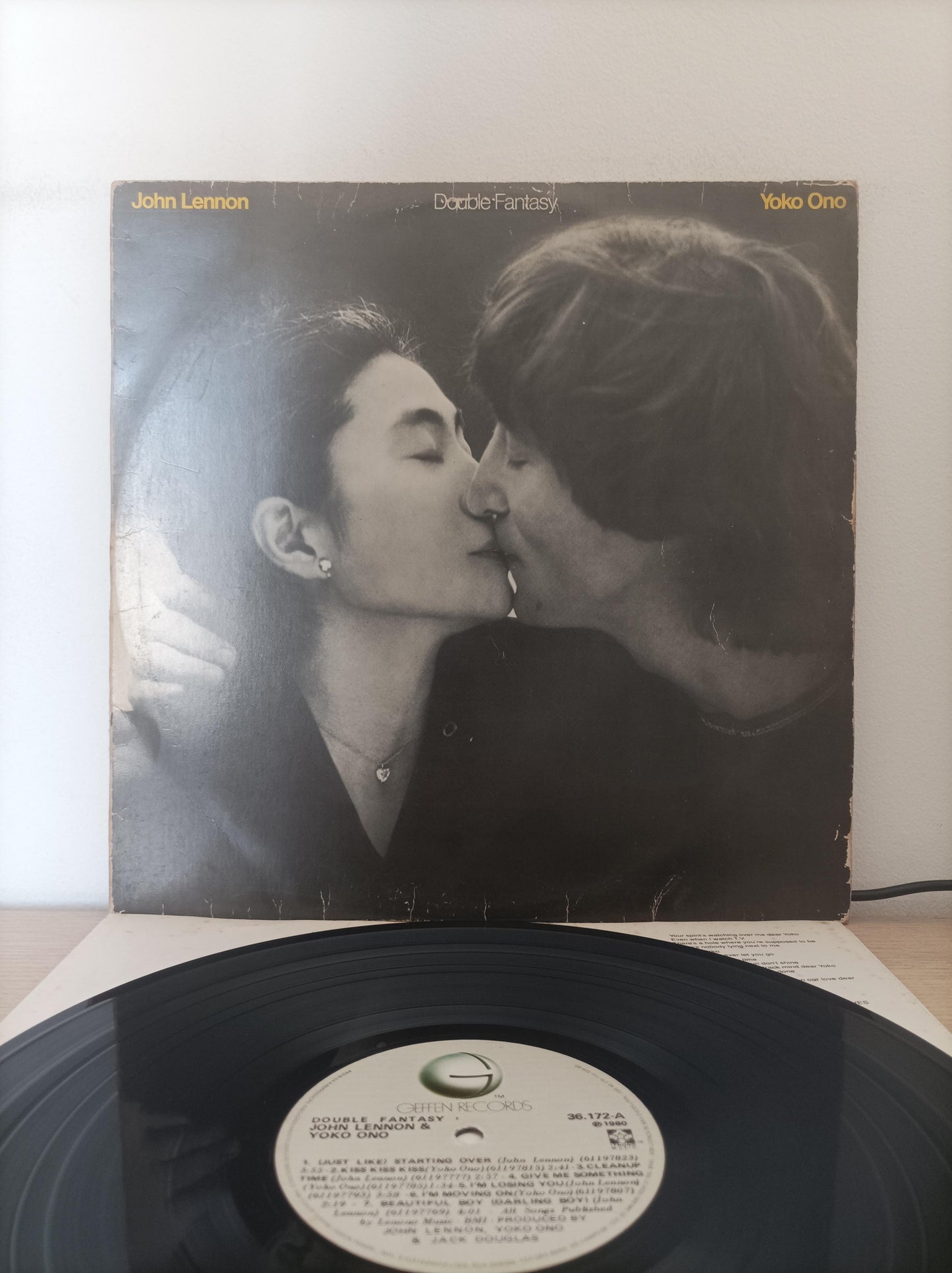 Disco Vinil Double Fantasy John Lennon & Yoko Ono Encarte A