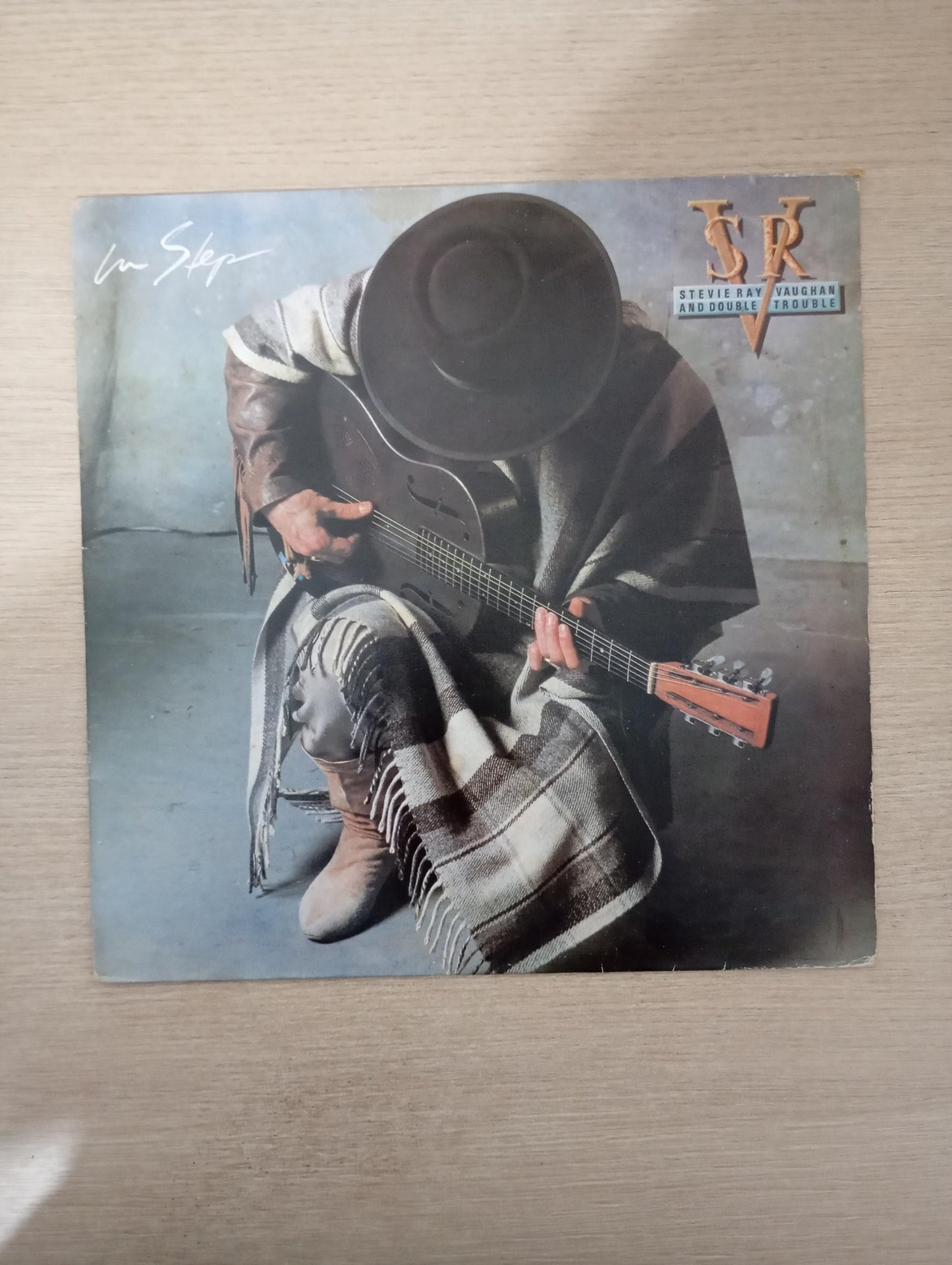Lp Vinil Stevie Ray Vaughan Double Trouble In Step C Encarte