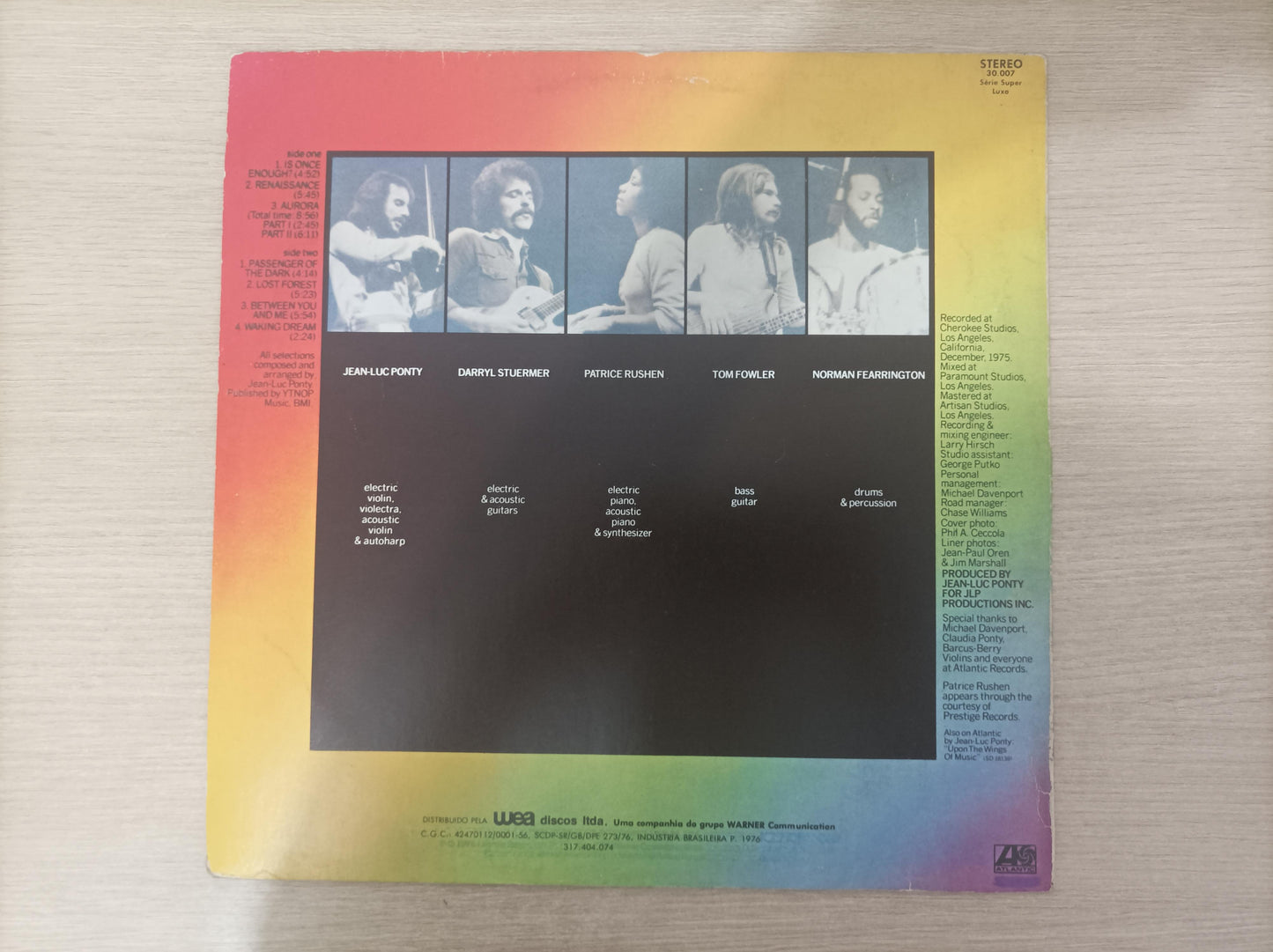 Lp Vinil Jean-Luc Ponty Aurora