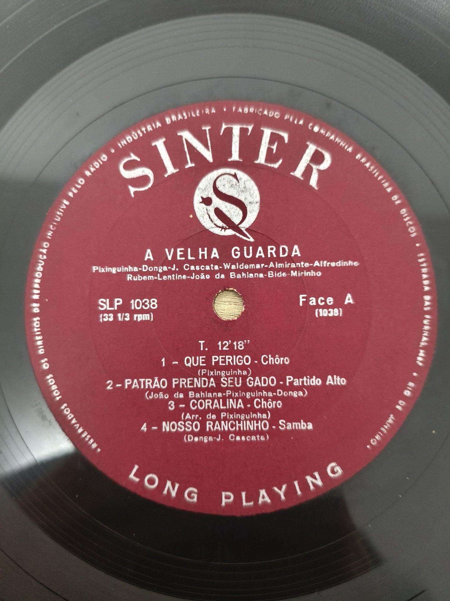 Lp Vinil Grupo Da Velha Guarda 1955