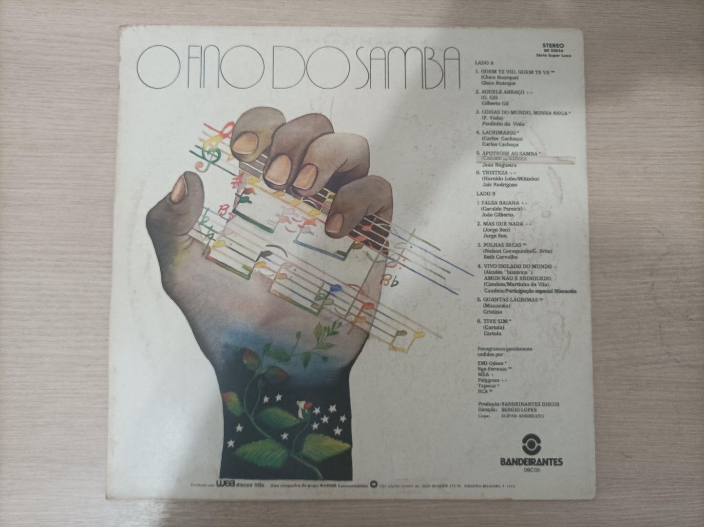 Lp Vinil O Fino do Samba