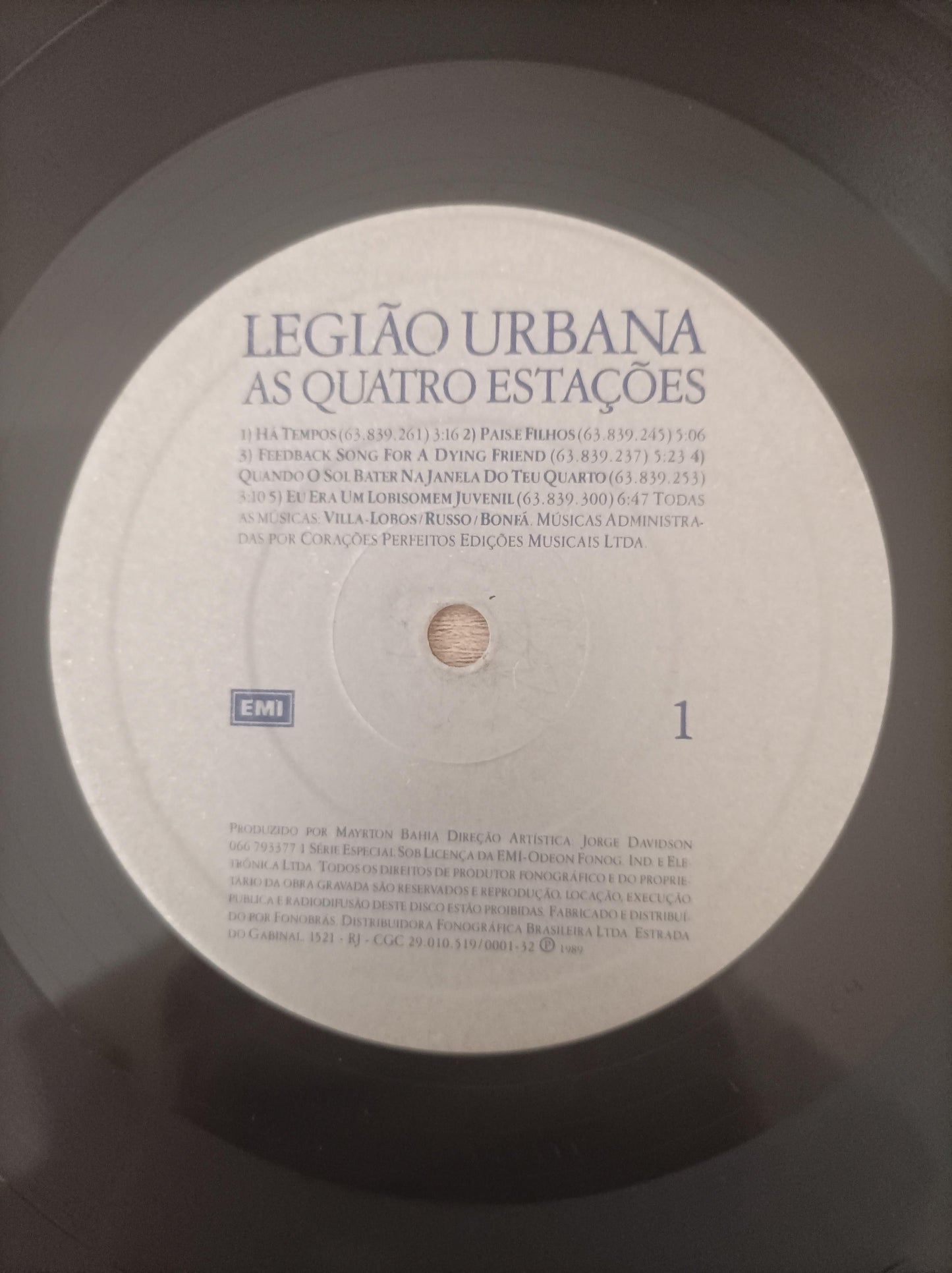 Lp Vinil Legião Urbana As Quatro Estações, Leia