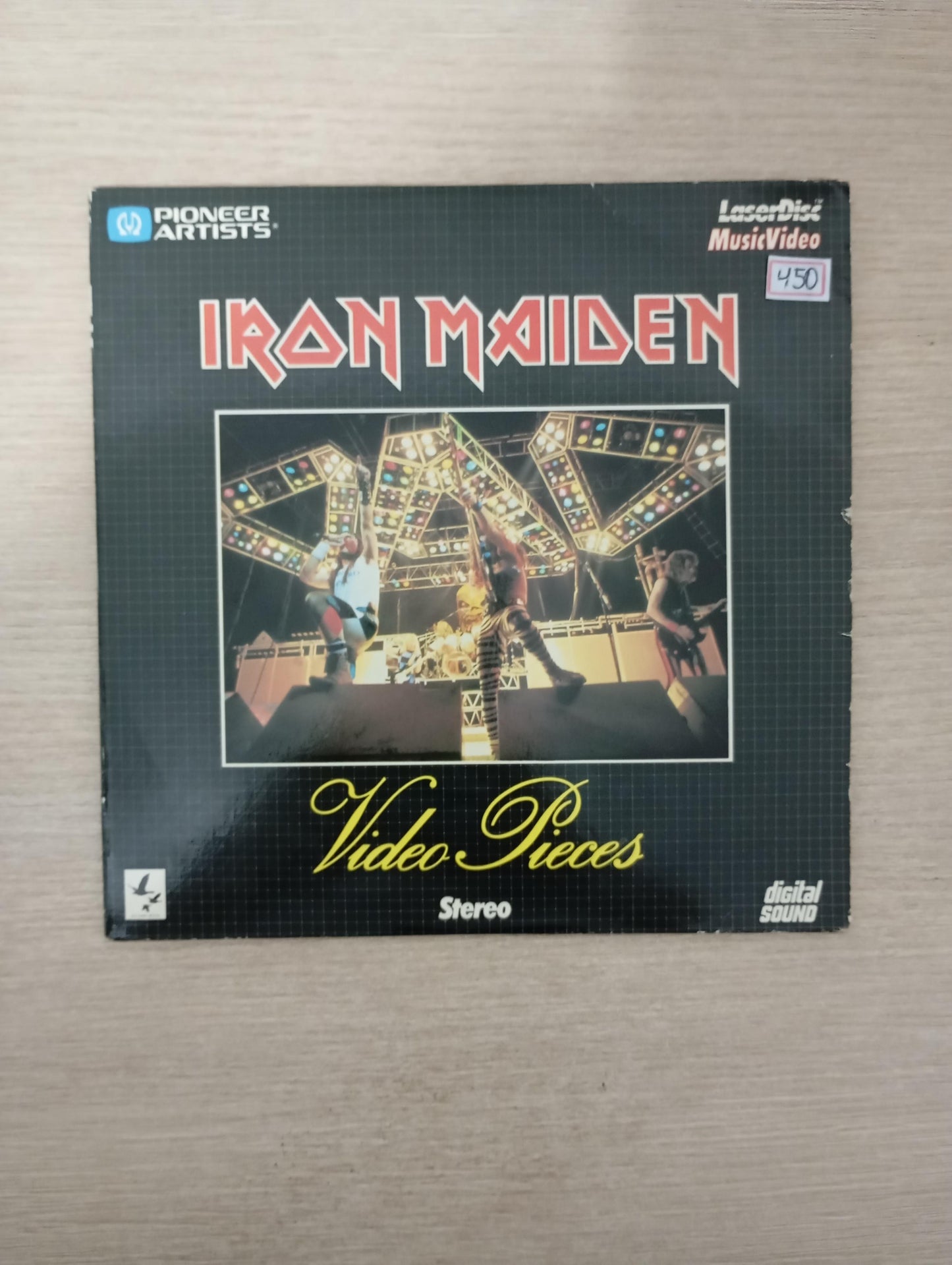 LD LaserDisc Iron Maiden Video Pieces Importado
