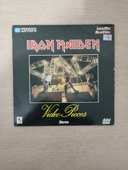 LD LaserDisc Iron Maiden Video Pieces Importado