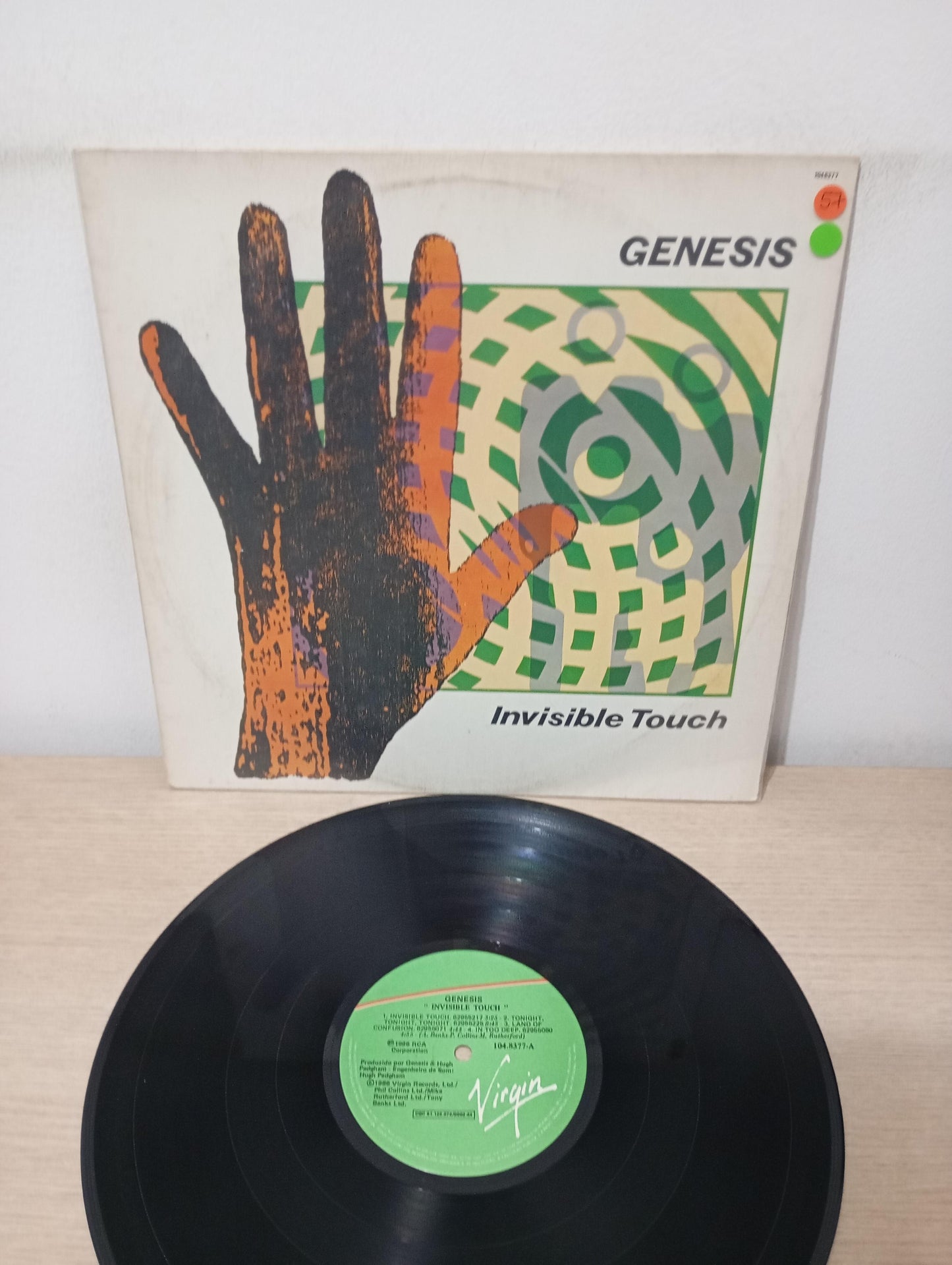 Disco Vinil Invisible Touch Genesis A