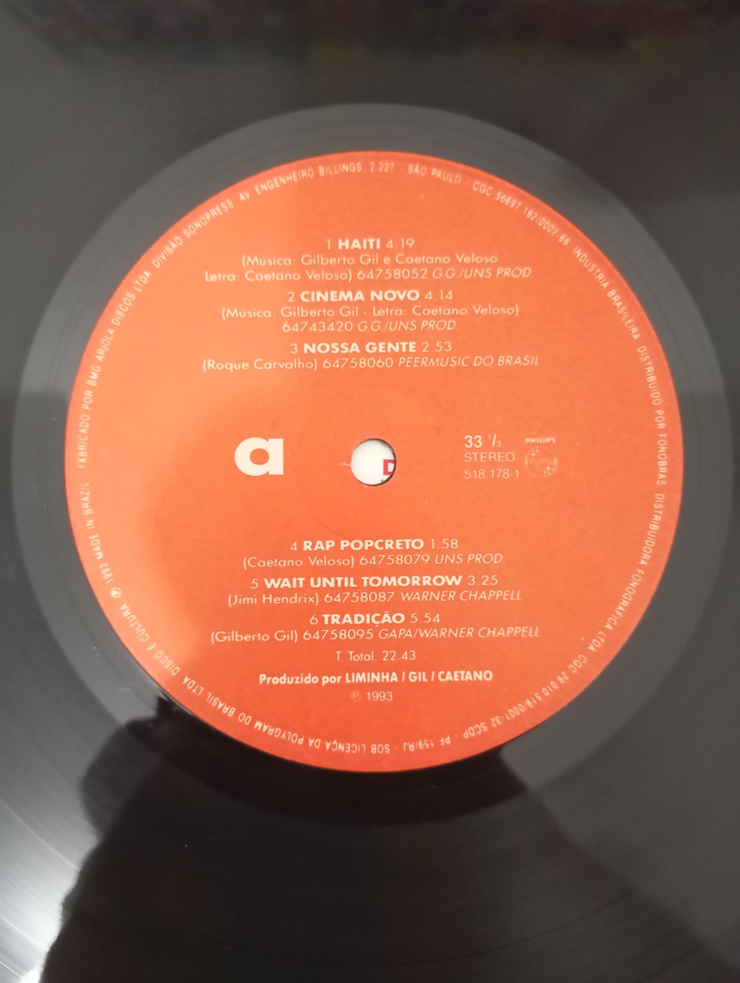 Lp Vinil Caetano e Gil Tropicália 2 Com Encarte