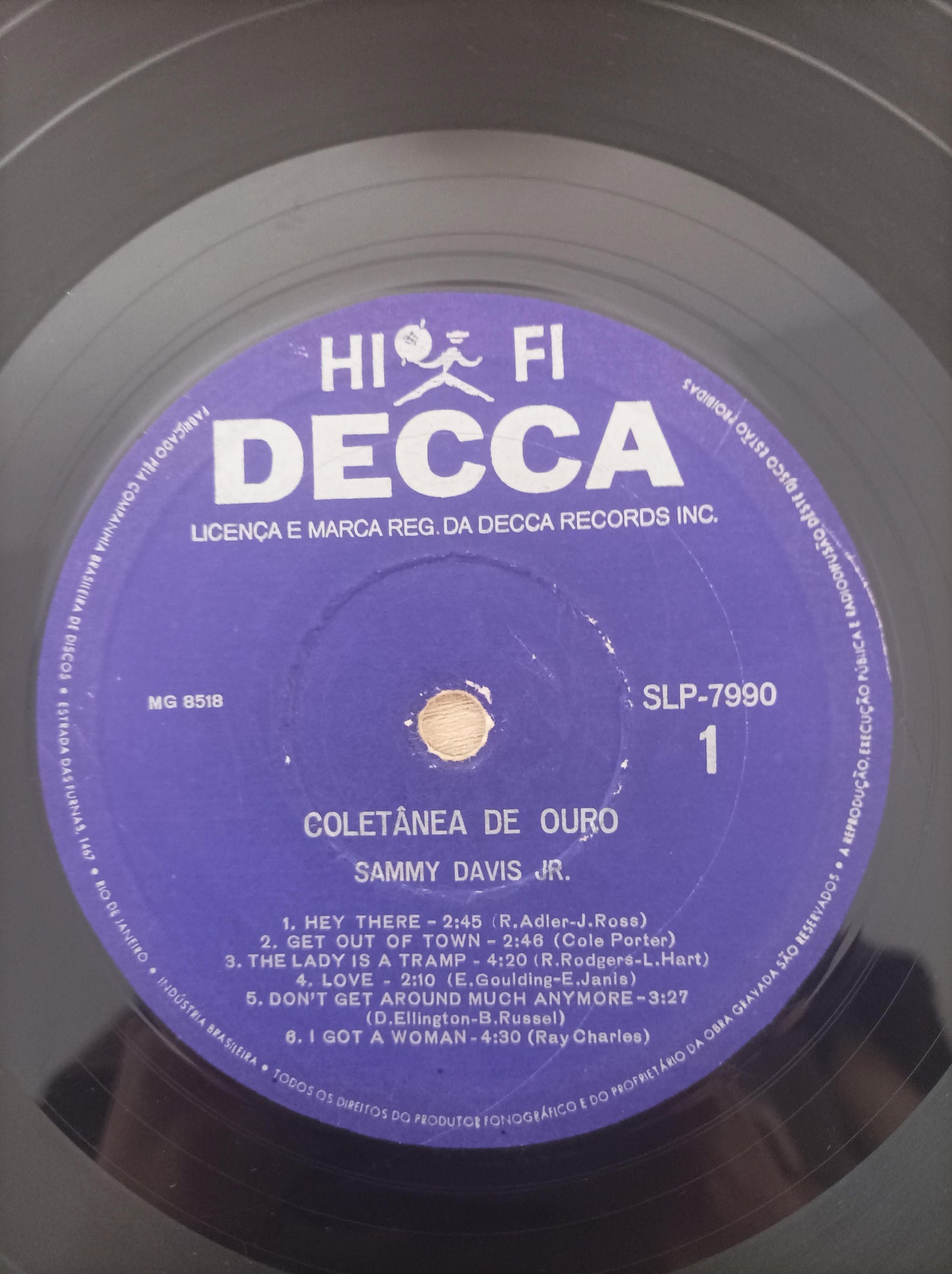 Lp Vinil Sammy Davis Jr. Coletânea De Ouro