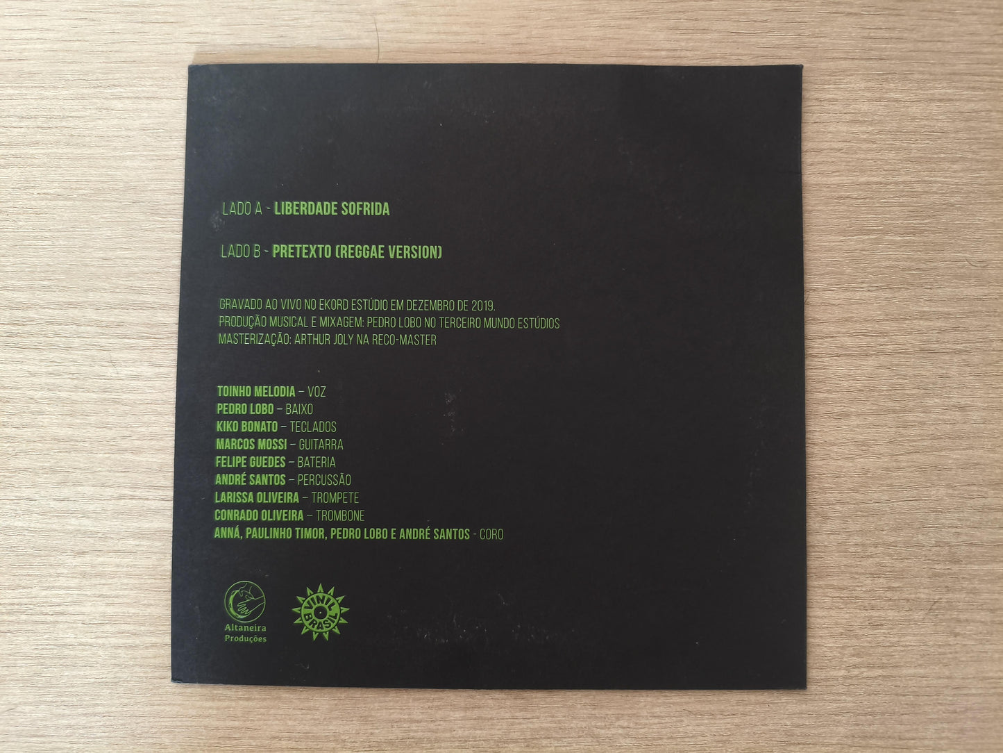 Compacto Vinil Toinho Melodia Toinho Dub Com Encarte