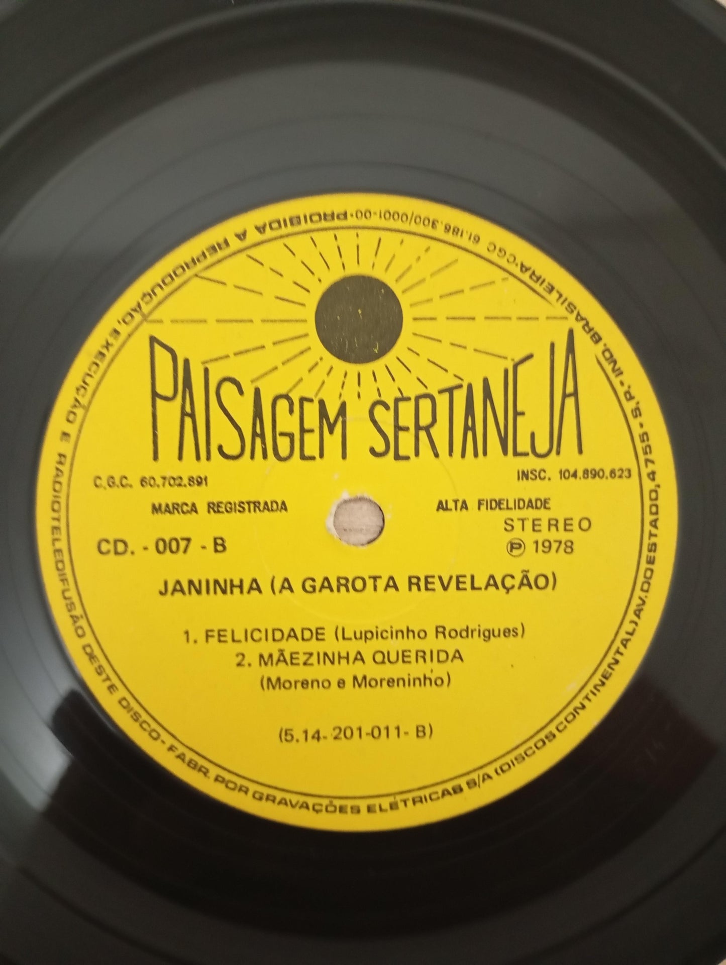 Compacto Vinil Janinha Garota Revelação Pintor / Felicidade