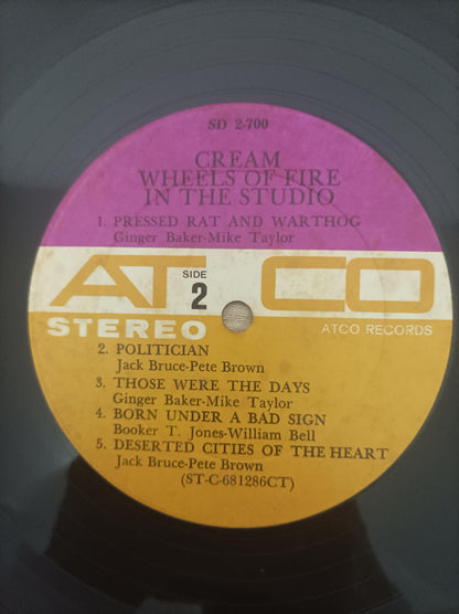 Lp Vinil Cream Wheels Of Fire Duplo Com Encarte Importado