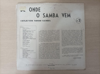 Lp Vinil Conjunto Nosso Samba De Onde O Samba Vem Nº 2
