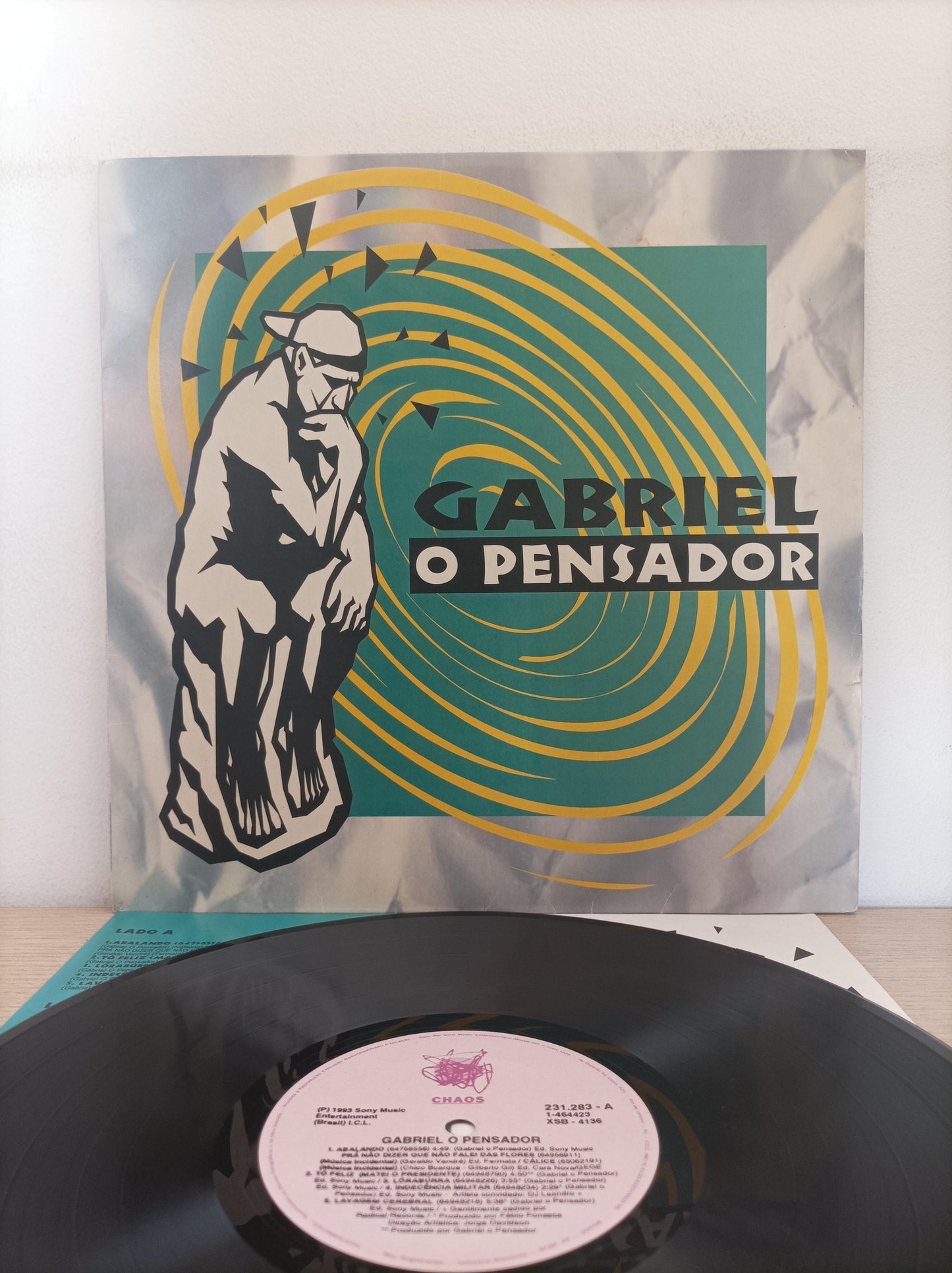 Disco Vinil 1993 Gabriel O Pensador Com Encarte A