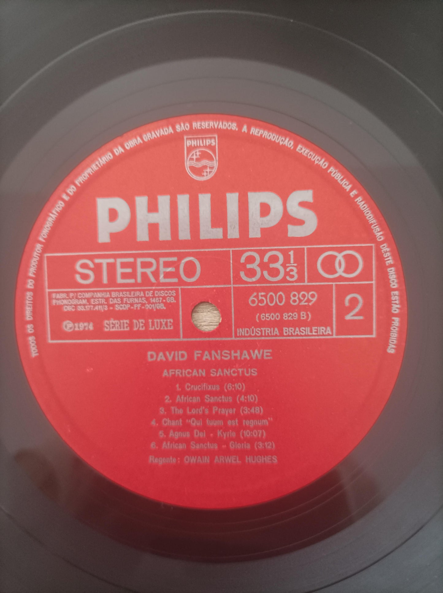 Disco Vinil African Sanctus David Fanshawe A
