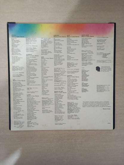Lp Vinil Djavan Luz Capa Dupla Com Encartes
