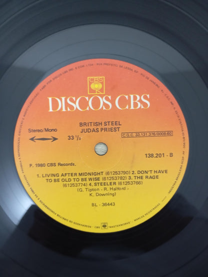 Lp Vinil Judas Priest British Steel