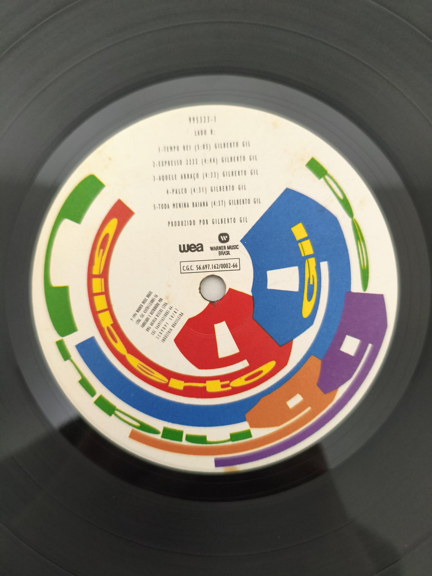Lp Vinil Gilberto Gil Unplugged Com Encarte
