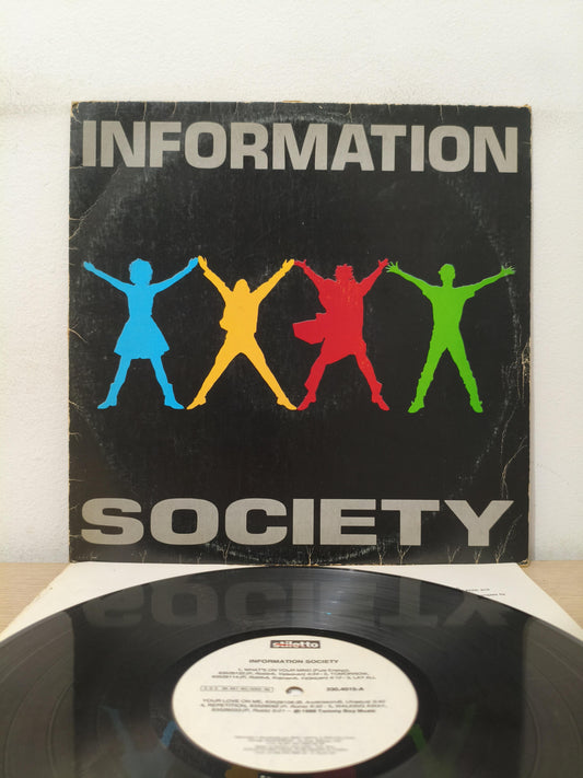Lp Vinil Information Society 1988 Com Encarte