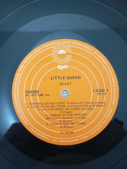 Lp Vinil Heart Little Queen Com Encarte