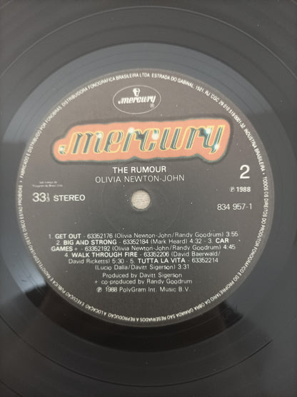 Disco Vinil The Rumour Olivia Newton-John A