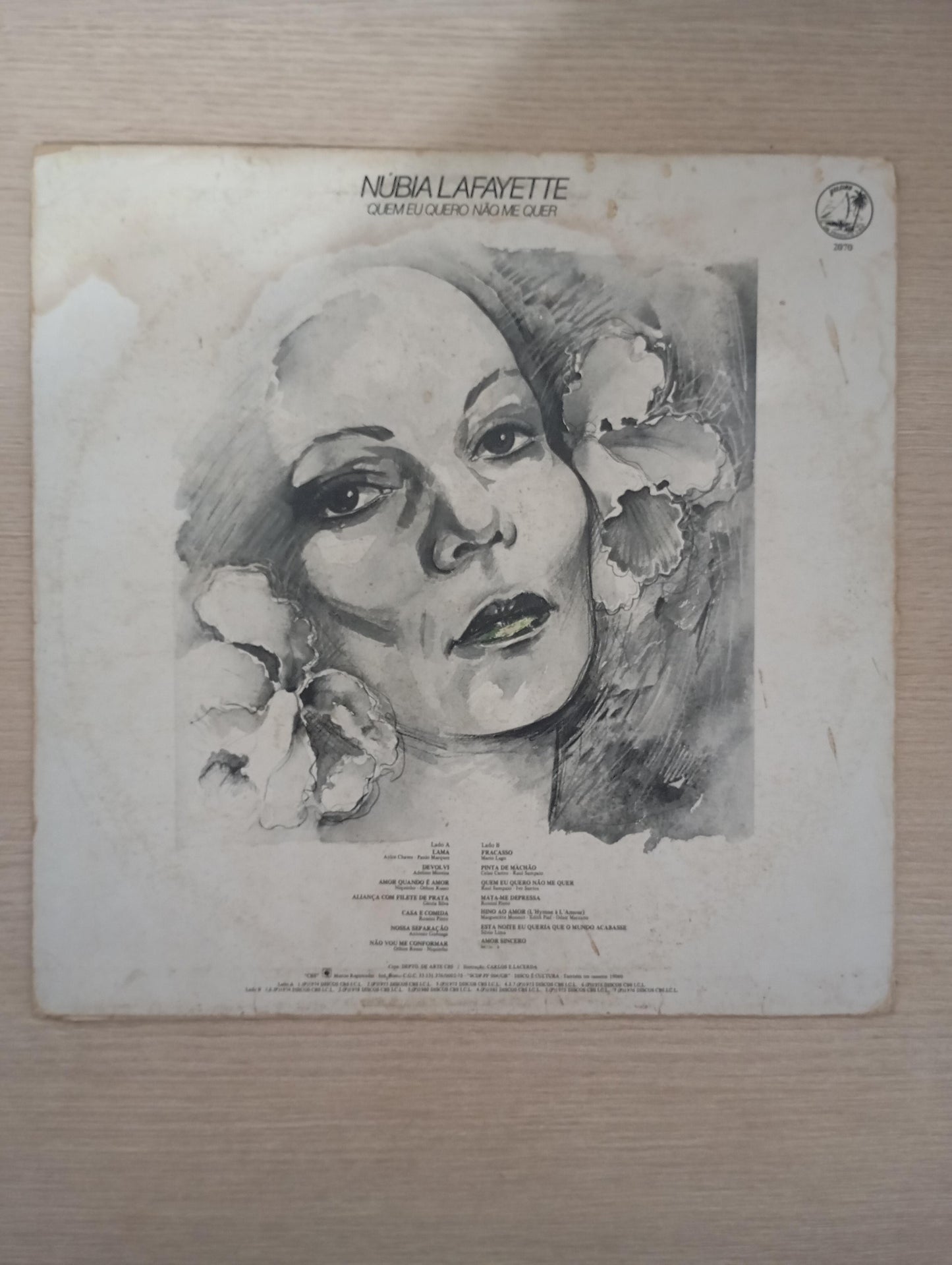 Lp Vinil Núbia Lafayette Quem Eu Quero Não Me Quer