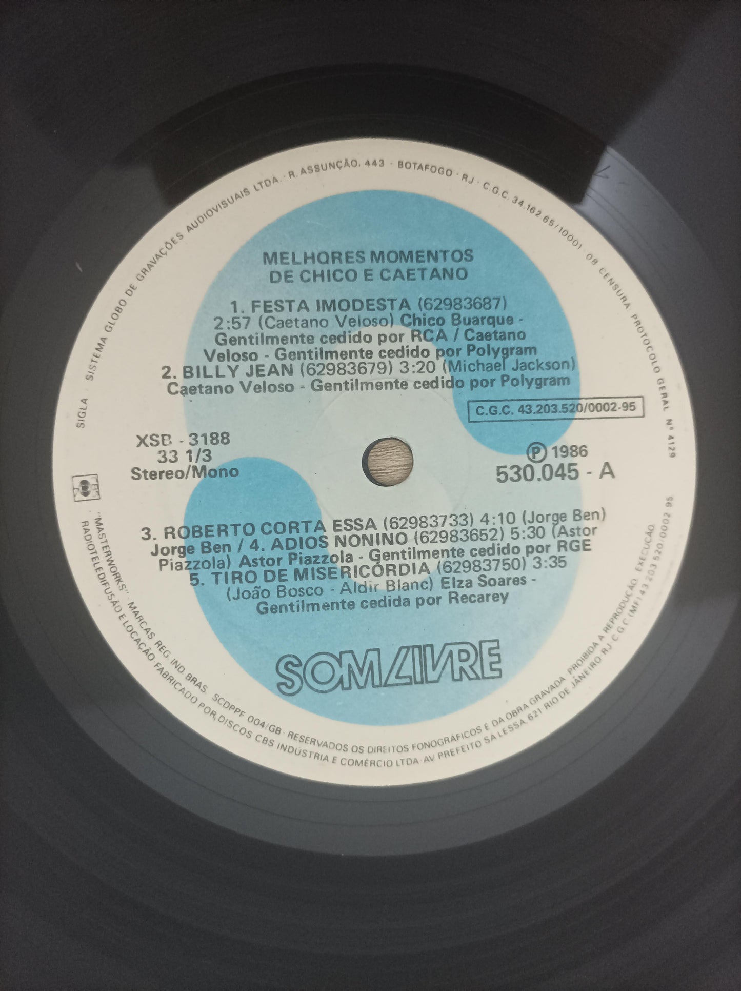 Lp Vinil Chico Buarque & Caetano Melhores Momentos de