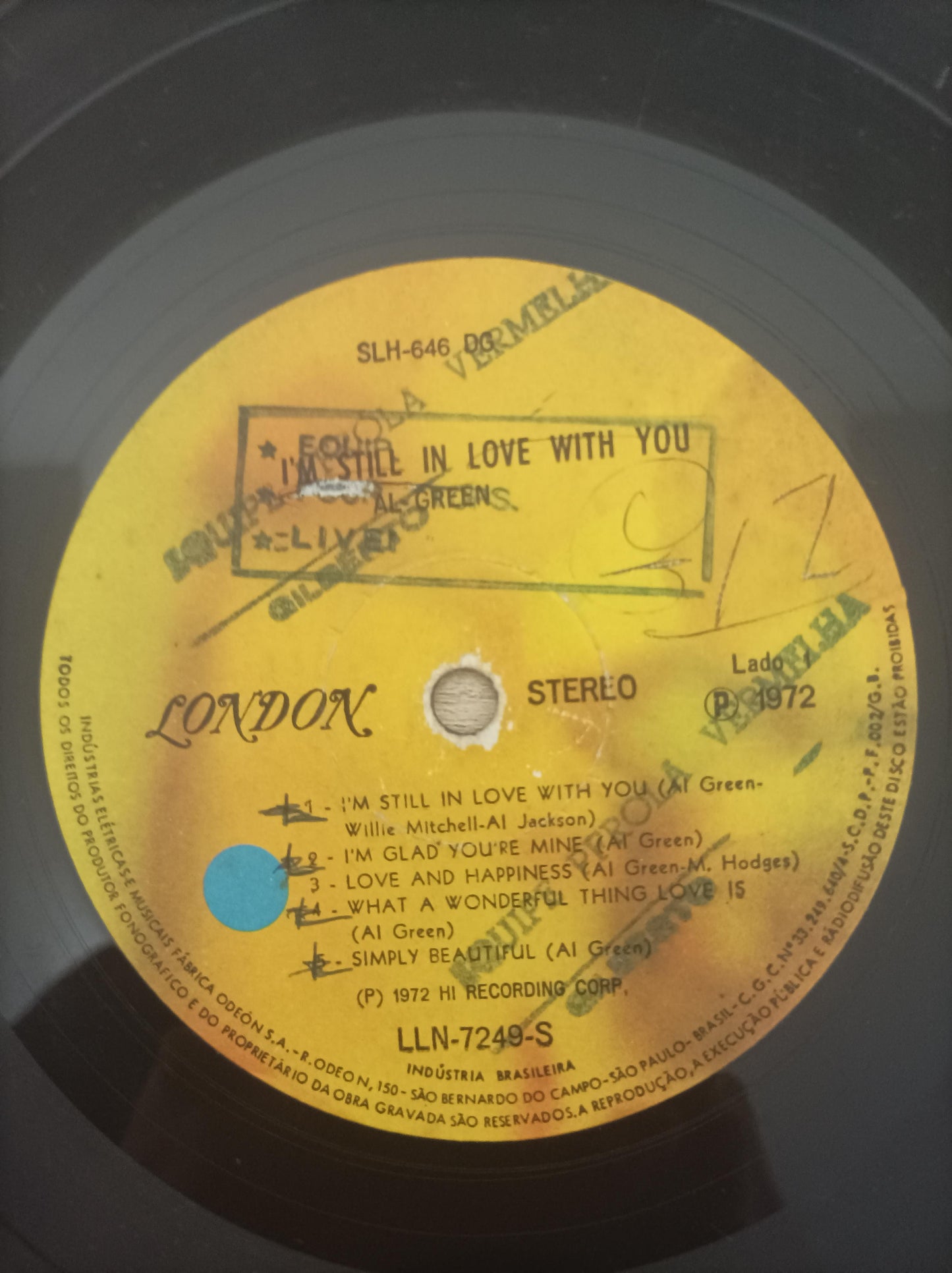 Lp Vinil Al Green I'm Still In Love With You