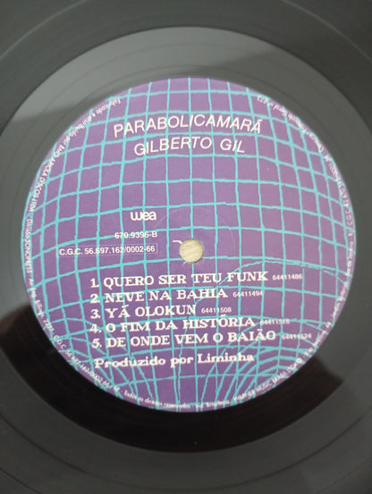 Lp Vinil Gilberto Gil Parabolicamará Com Encartes