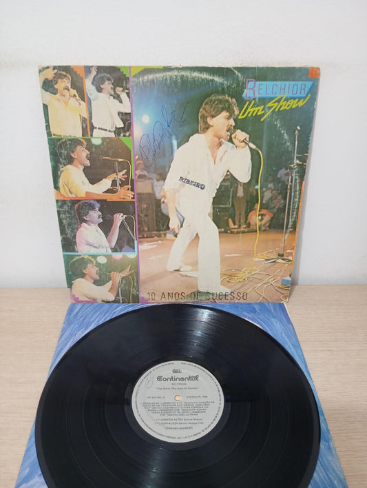 Lp Vinil Belchior Um Show: 10 Anos De Sucesso Com Encarte
