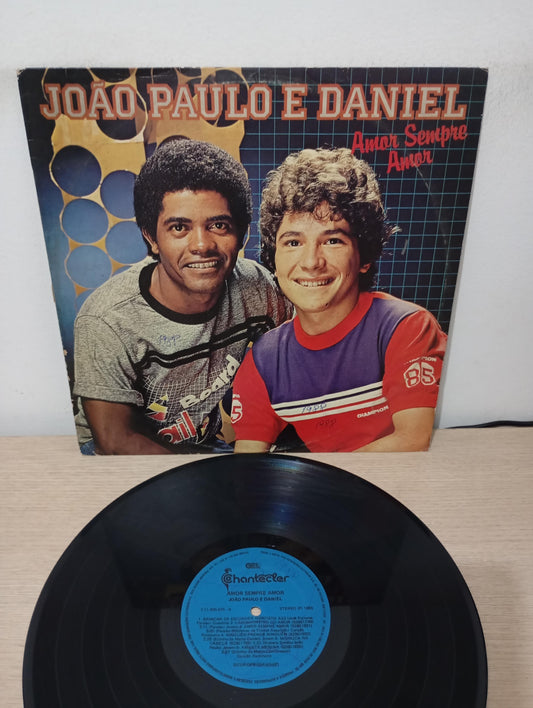 Lp Vinil João Paulo & Daniel Amor Sempre Amor 1985