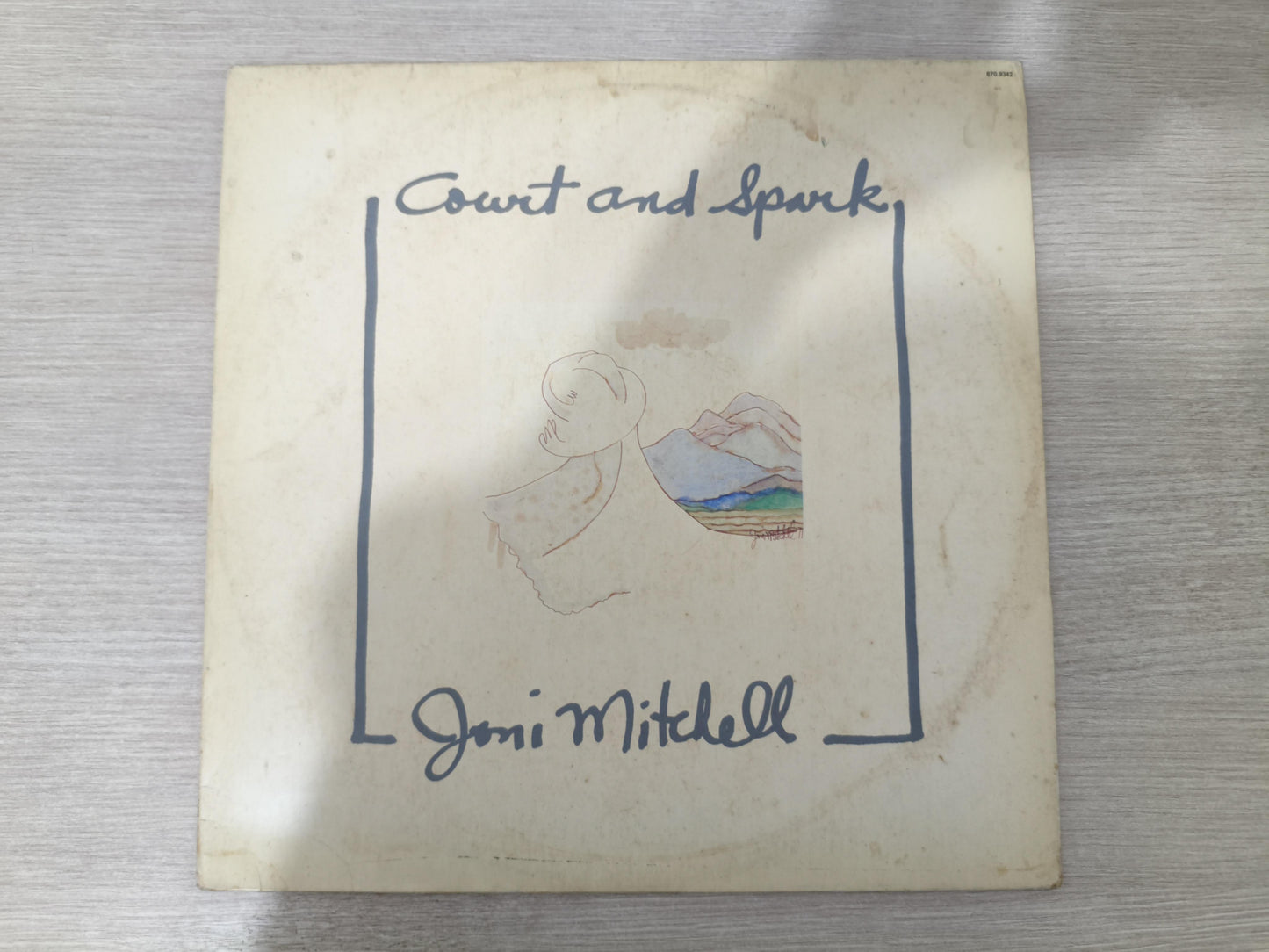 Lp Vinil Joni Mitchell Court And Spark Com Encarte