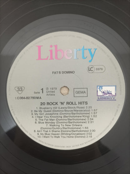 Lp Vinil Fats Domino 20 Rock 'N' Roll Hits Importado