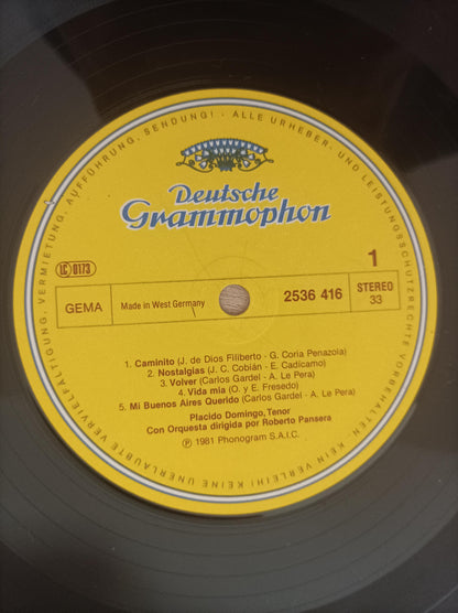 Lp Vinil Placido Domingo Sings Tangos Importado