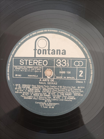 Lp Vinil Raul Seixas A Arte de Duplo