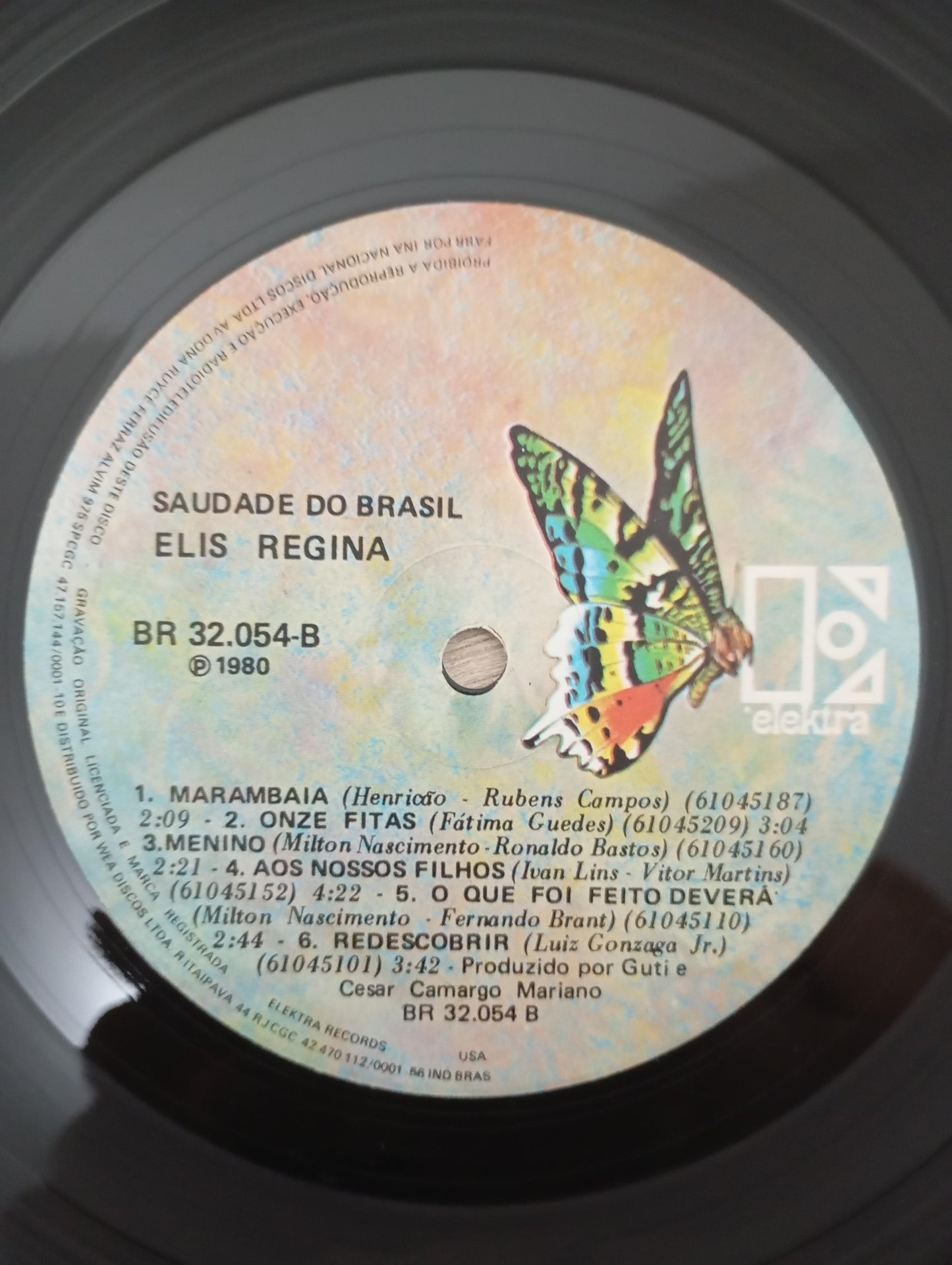Lp Vinil Elis Regina Saudade Do Brasil Com Encarte