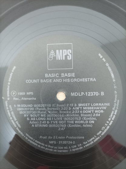 Lp Vinil Count Basie Orchestra Basic Basie Capa Dupla