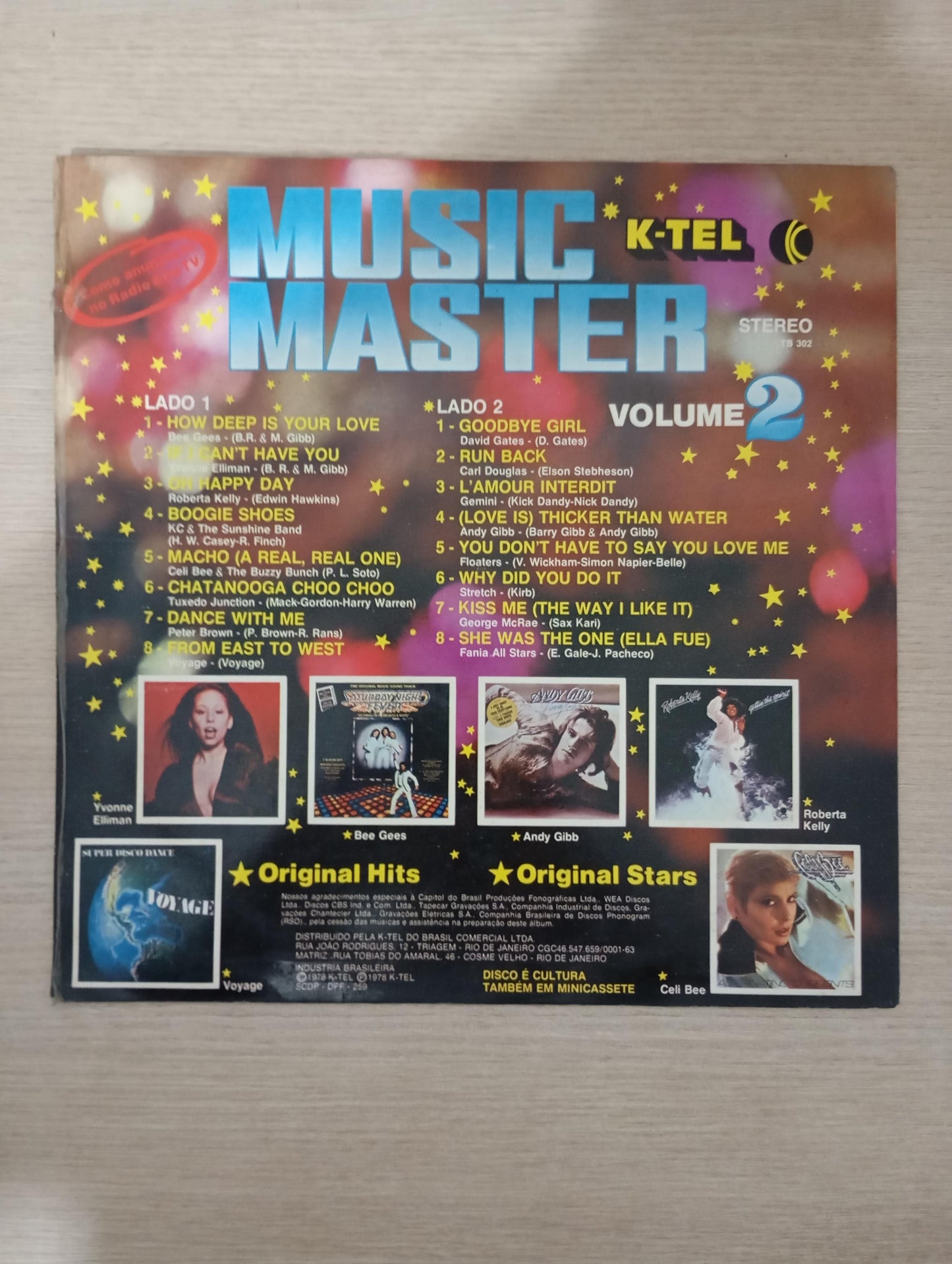 Lp Vinil Music Master Volume 2 K-tel