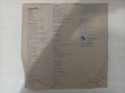 Disco Vinil Geraes Milton Nascimento Capa Dupla C/ Encarte A
