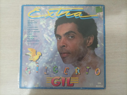 Disco Vinil Extra Gilberto Gil Capa Dupla Com Encarte A