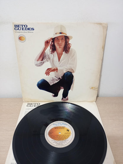 Lp Vinil Beto Guedes Viagem Das Mãos Com Encartes