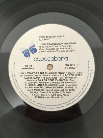 Lp Vinil Zezé Di Camargo & Luciano 1992