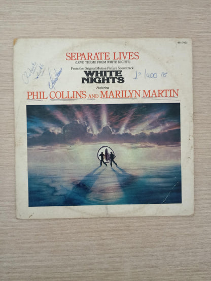 Compacto Vinil Phil Collins Separate Lives Theme White Night