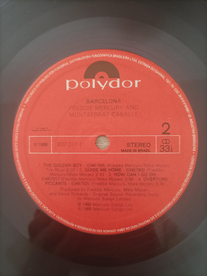 Disco Vinil Barcelona Freddie Mercury A