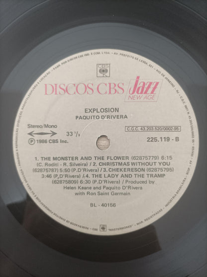Lp Vinil Paquito D'Rivera Explosion