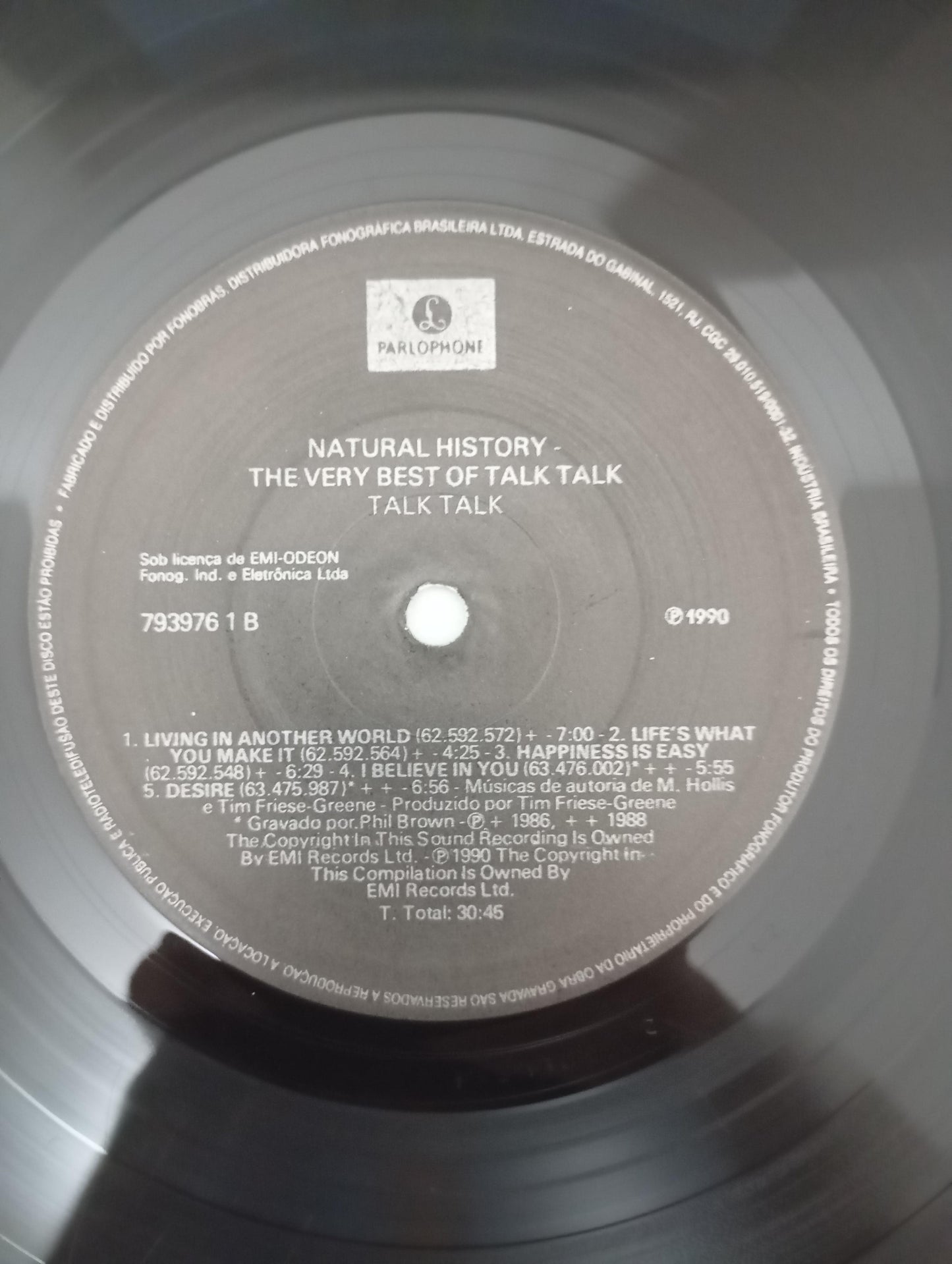 Lp Vinil Talk Talk Natural History Very Best Of C Encarte