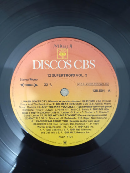 Lp Vinil 12 Supertops Vol. 2