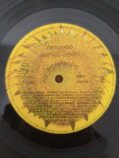 Lp Vinil Caetano Veloso Circuladô Com Encarte, Leia